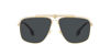 Picture of Versace Man Sunglasses Gold Frame, Dark Grey Lenses, 61MM