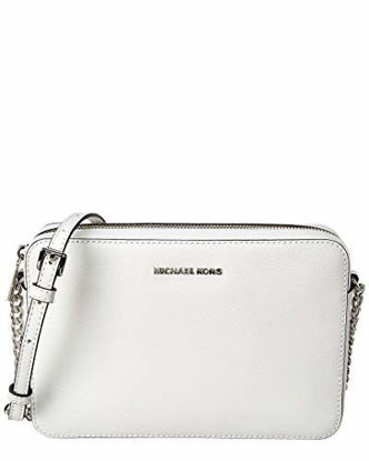Picture of MICHAEL Michael Kors Large East/West Crossbody Optic White One Size
