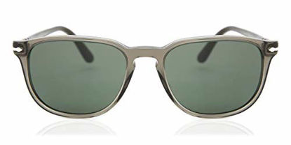 Picture of Persol PO3019S Square Sunglasses, Transparent Grey/Green, 52 mm