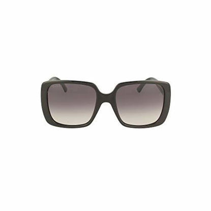 Picture of Gucci GG0632S 001 Black GG0632S Square Sunglasses Lens Category 3 Size 56mm