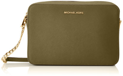 Picture of Michael Kors Jet Set Travel Large East/West Crossbody Olive One Size