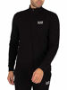 Picture of Emporio Armani EA7 Mens 8NPV51 Full Zip Cotton Tracksuit - Black - Large