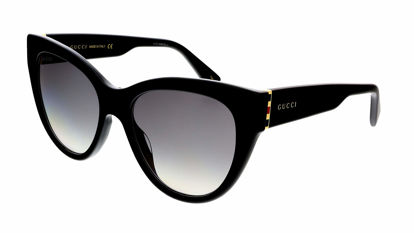 Picture of Gucci Sunglasses GG 0460 S- 001 Black/Grey Gold