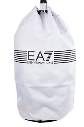 Picture of Emporio Armani EA7 men's Nylon rucksack backpack travel core id m sack beach white