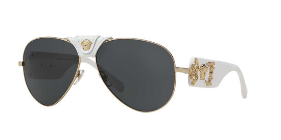Versace women's medusa aviator deals sunglasses