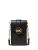 Picture of MICHAEL KORS Carmen Small Logo Smartphone Crossbody Bag (Black)