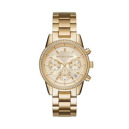 Picture of Michael Kors Women's Ritz Gold-Tone Watch MK6356