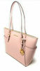 Picture of Michael Kors Charlotte Large Top Zip Saffiano Leather Tote - Powder Blush