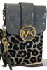 Picture of MICHAEL KORS Carmen Small Logo Smartphone Crossbody Bag (Heather Gray Multi)