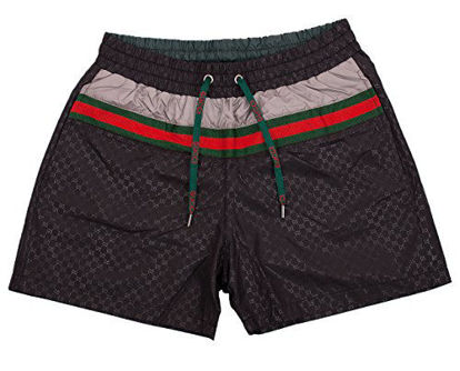 Picture of Gucci Swim Shorts, Black Mens Swim Trunks - Sizes: S, M, L, XL, XXL (M)