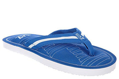 Picture of Emporio Armani EA7 men's rubber flip flops sandals swim m blu US size 9 275344 5P295 00033