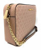 Picture of Michael Kors Jet Set Item Signature PVC Large East West Crossbody Bag in Fawn/Ballet