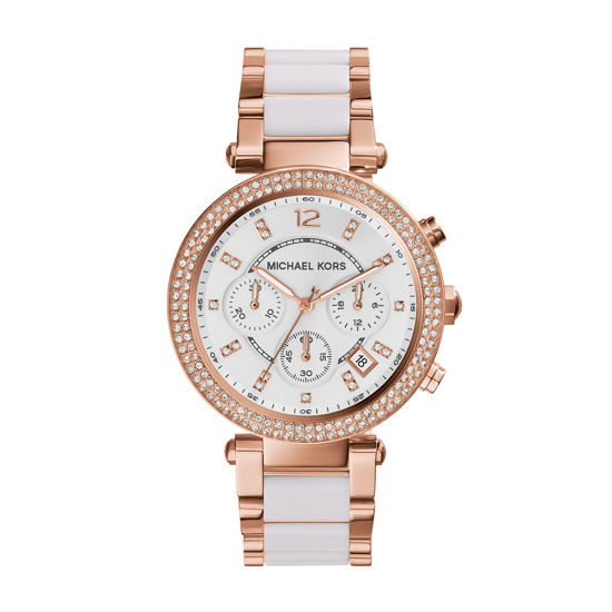 Picture of Michael Kors Women's Parker Rose Gold-Tone Watch MK5774