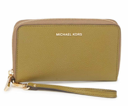 Picture of MICHAEL Michael Kors Large Flat Multifunction Phone Case Pistachio One Size