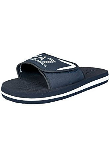 Picture of EA7 by Emporio Armani Men's Summer Slippers 275542CC295 Uk8/eu42 Navy Blue