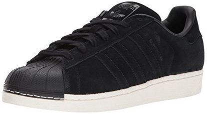 Picture of adidas Originals Men's Superstar Foundation Casual Sneaker, BLACK SUEDE/BLACK/BLACK, 10.5 D(M) US