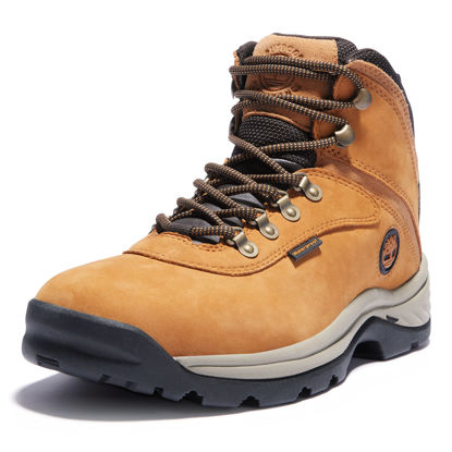 Picture of Timberland Men's White Ledge Mid Waterproof Hiking Boot, Wheat, 9 Wide