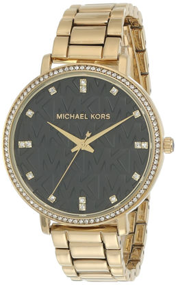 Picture of Michael Kors Women's Pyper Quartz Watch with Alloy Strap, Gold, 16 (Model: MK4593)