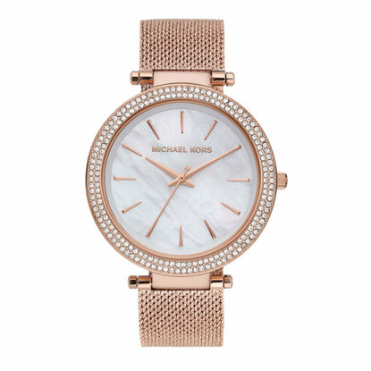 Picture of Michael Kors Women's Quartz Watch with Stainless Steel Strap, Rose Gold, 12 (Model: MK4519)