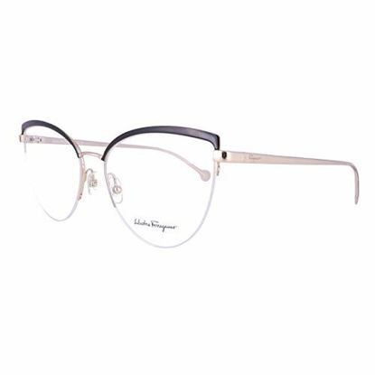 Picture of Eyeglasses FERRAGAMO SF 2175 733 Shiny Gold/Black