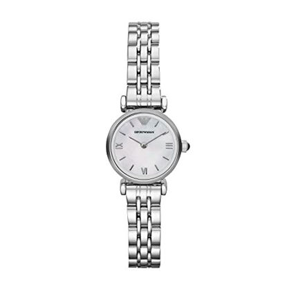 Picture of Emporio Armani Women's Stainless Steel Quartz Watch with Stainless-Steel Strap, Silver, 10 (Model: AR1763)