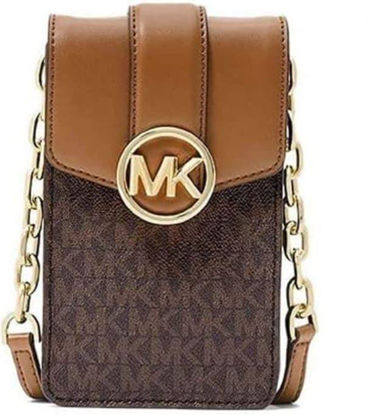 Michael Kors Carmen XS Leather Pouchette Shoulder Bag, Black : :  Clothing, Shoes & Accessories