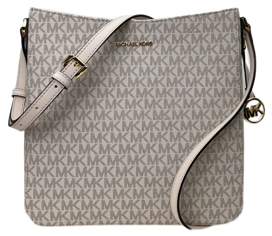 Buy the Michael Kors Jet Set Travel Large Saffiano Messenger Bag Grey