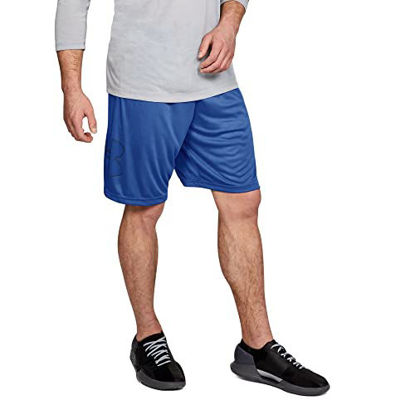 Picture of Under Armour mens Tech Graphic Shorts , Jupiter Blue (584)/Academy Blue , XX-Large