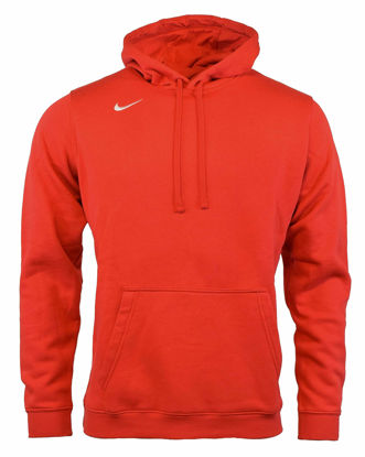 Picture of Nike Men's Club Fleece Hoodie (X-Large, Red)