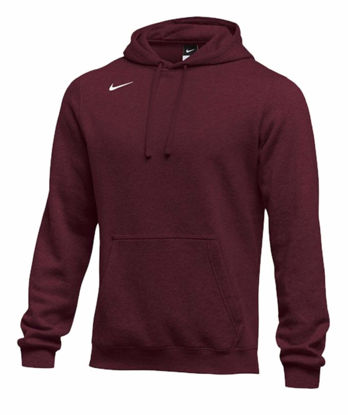 Picture of Nike Men's Pullover Fleece Club Hoodie (Small, Maroon)