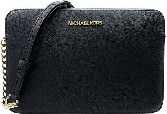 Michael kors bag on sale black and gold