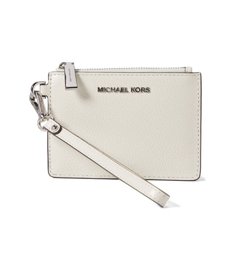 Michael Kors Jet Set Small Top Zip Coin Pouch Id Card Holder Pale Blue