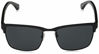 Picture of Emporio Armani Men's Round Fashion Sunglasses, Matte Black/Grey, One Size