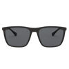 Picture of Emporio Armani Men's Round Fashion Sunglasses, Rubber Black/Grey, One Size