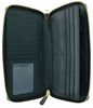Picture of Michael Kors Jet Set Travel Continental Leather Wallet/Wristlet - Black/Gold, Medium