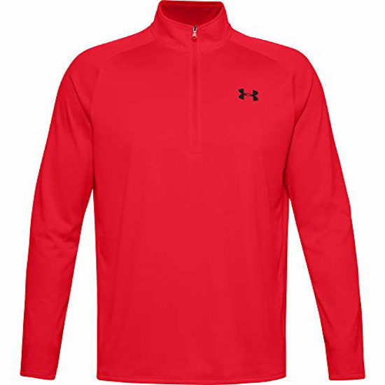 Men's under armour red long sleeve outlet