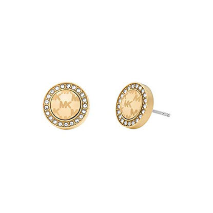 Picture of Michael Kors Fashion Gold-Tone Stainless Steel Stud Earrings (Model: MKJ7842710)