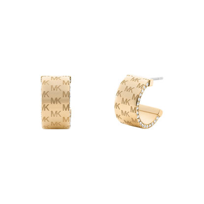Picture of Michael Kors Fashion Gold-Tone Stainless Steel Hoop Earrings (Model: MKJ7845710)