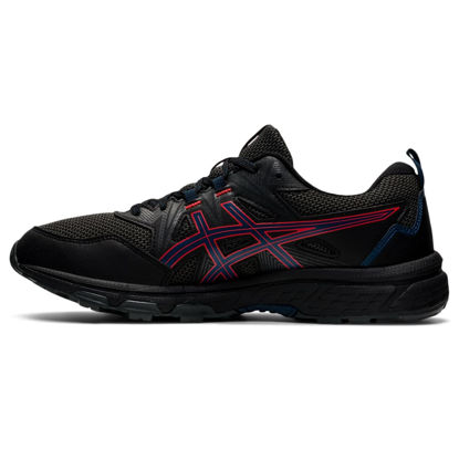 Picture of ASICS Men's Gel-Venture 8 Running Shoes, 7.5, Black/Fiery RED
