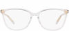 Picture of Michael Kors SANTA CLARA MK4067U Eyeglass Frames 3015-53 - Transparent MK4067U-3015-53