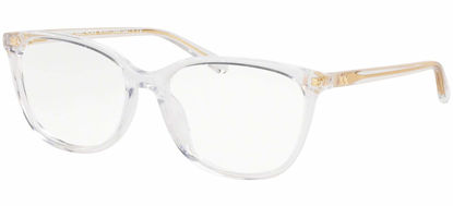 Picture of Michael Kors Eyeglasses MK 4067 U 3015 Transparent Clear, 55/16/140