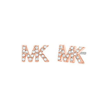Picture of Michael Kors Women's MK Rose Gold-Tone Brass Stud Earring (Model: MKJ7708791)