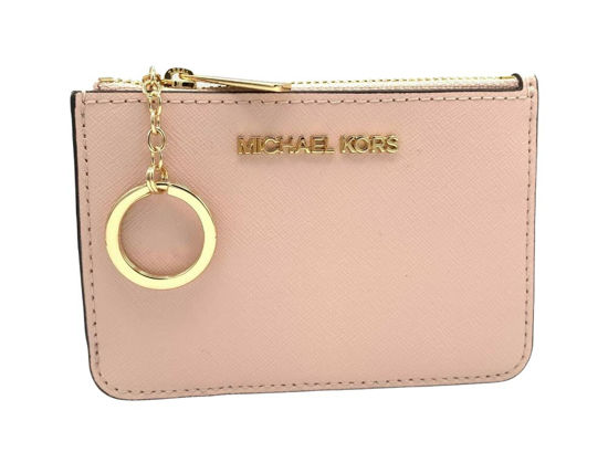 aksesoris dompet Michael Kors Tri Color Pebbled Coin Purse | Tinkerlust