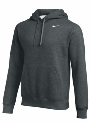 Picture of Nike Men's Hoodie Black/White nkCJ1611 010 (Anthracite/White, X-Large)