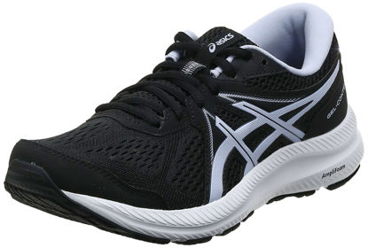 Picture of ASICS Women's Gel-Contend 7 Running Shoes, 6, Black/Lilac Opal