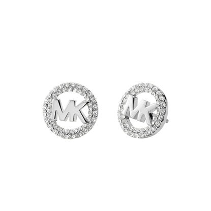 Picture of Michael Kors Women's Michael Kors Silver-Tone Brass Stud Earring (Model: MKJ7323040)