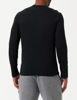 Picture of Emporio Armani Men's Pure Cotton Eagle Logo Long Sleeve Regular Fit T-Shirt, Black, Small