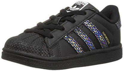 Picture of adidas Originals Kid's Superstar Sneaker, Core Black/Core Black/Core Black, 2.5