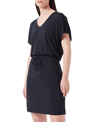 Picture of Emporio Armani Women's Standard Viscose Golden Detail Cover Up, Nero, X-Large
