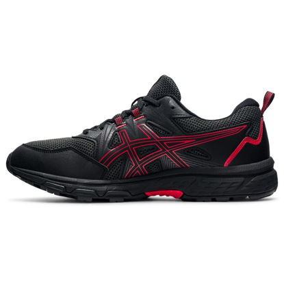 Picture of ASICS Men's Gel-Venture 8 Running Shoes, 8.5, Black/Electric RED